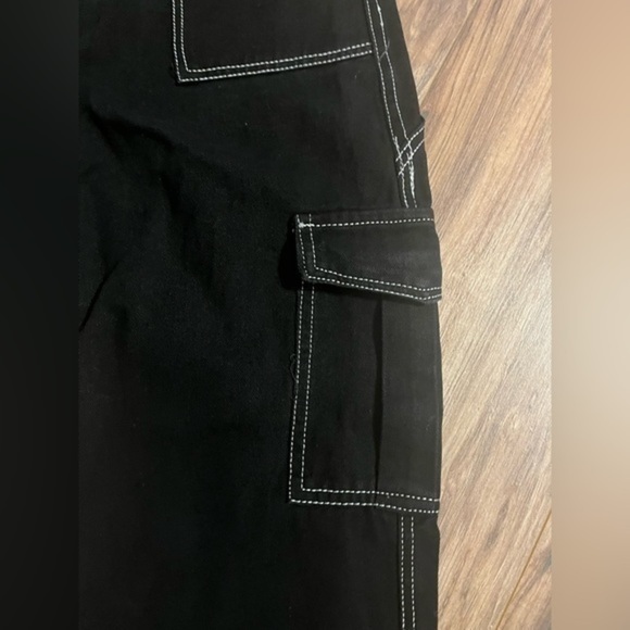 Cargo Work Pants for Women Ladies High Waist Street Loose Cargo Pants - Picture 6 of 11